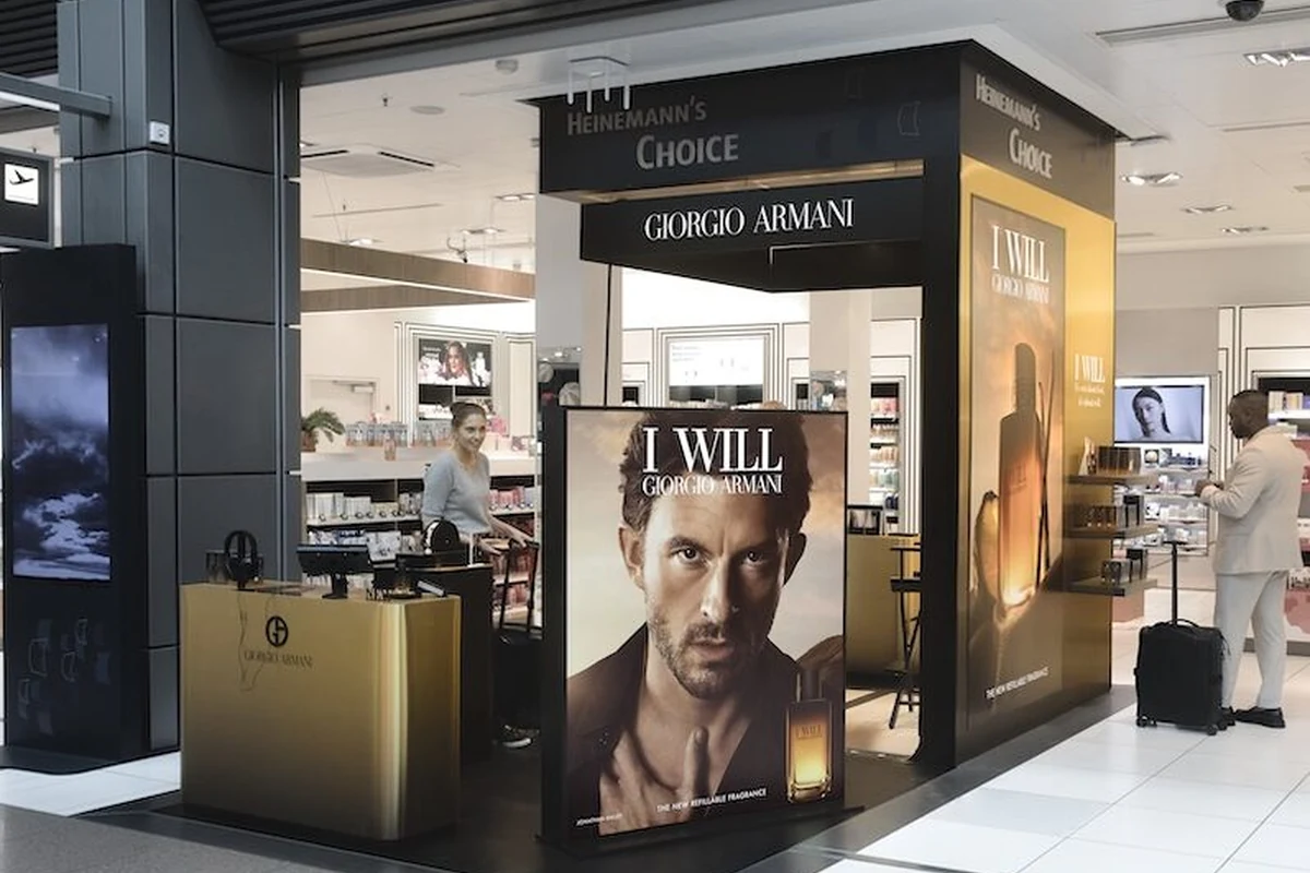 I Will от Giorgio Armani начинает путь через аэропорты с Гамбурга