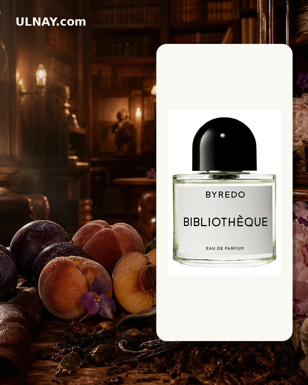 Bibliotheque — сцена и флакон