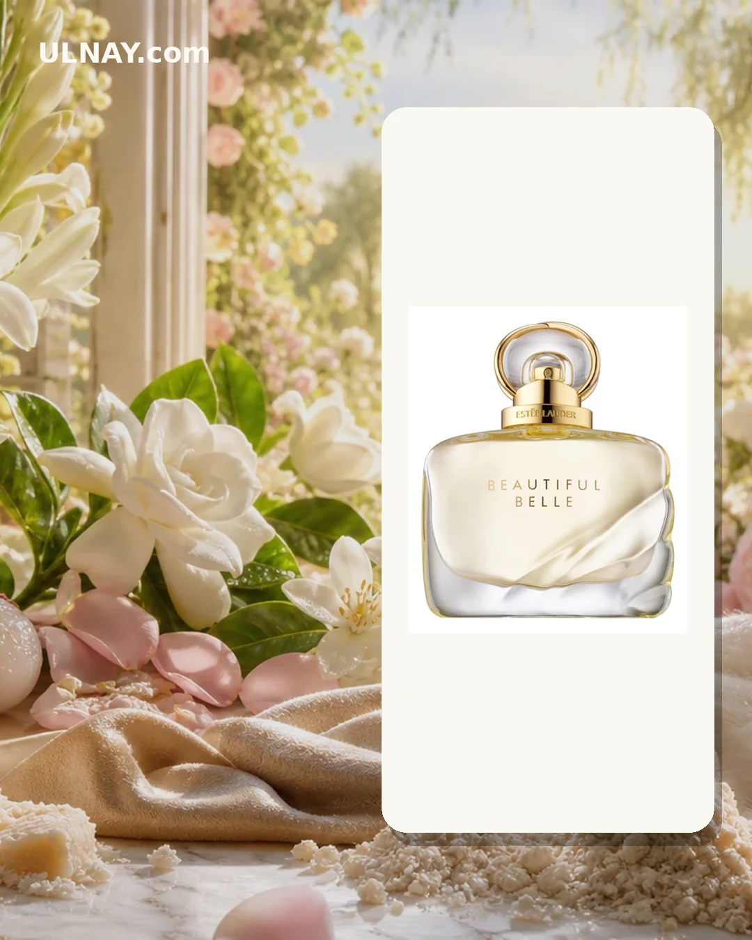 Beautiful Belle — setting and bottle