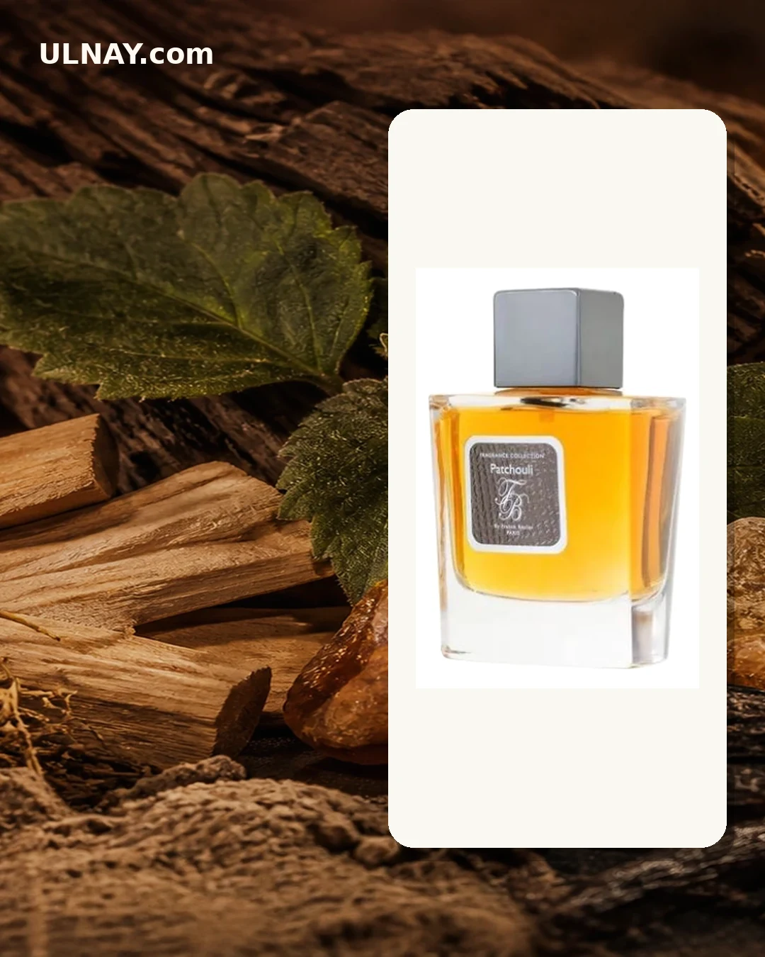 Patchouli — scene and bottle