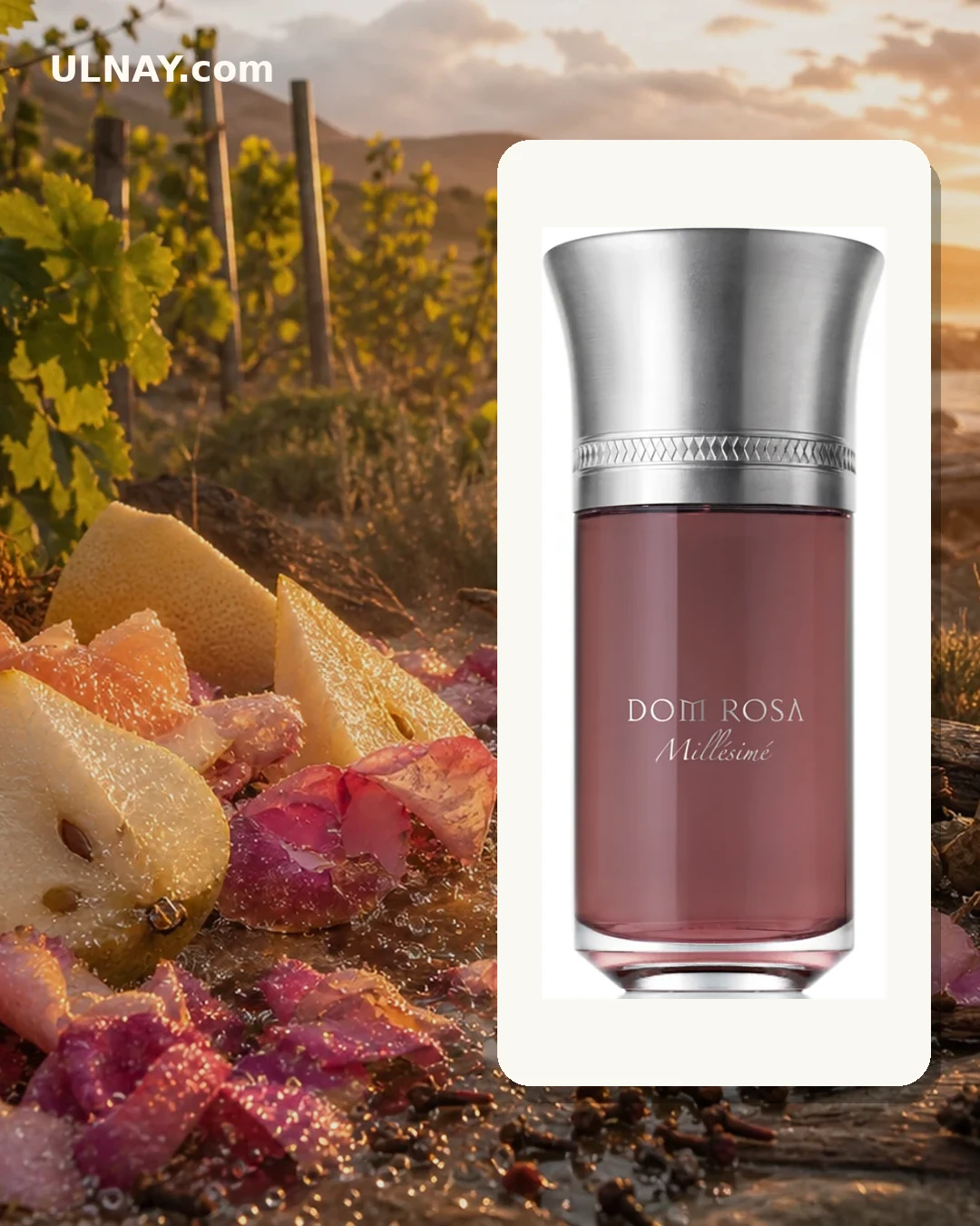 Dom Rosa Millesime — сцена и флакон