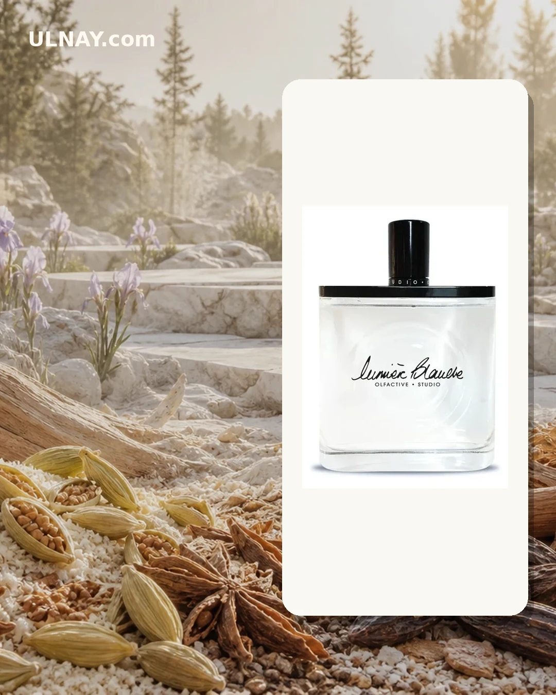 Lumiere Blanche — сцена и флакон