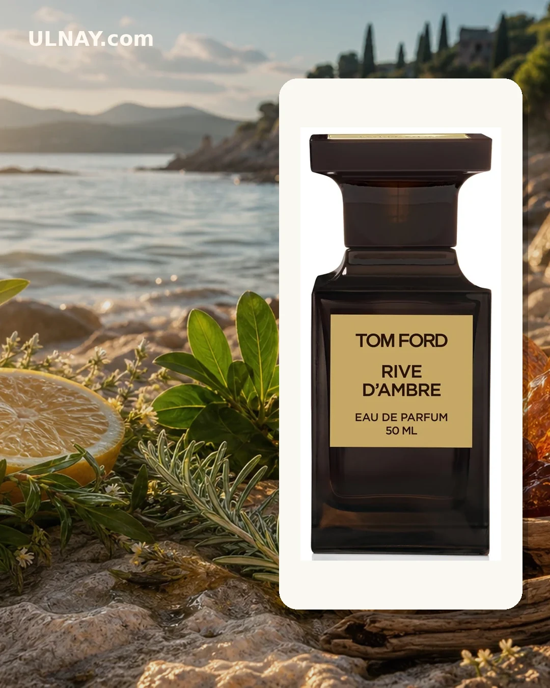 Rive d’Ambre — setting and bottle