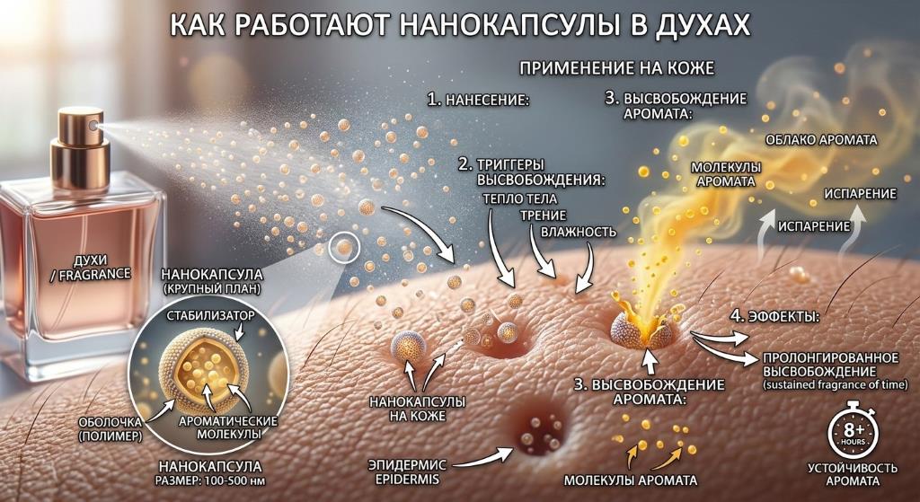Нанокапсулы в духах: как они работают?