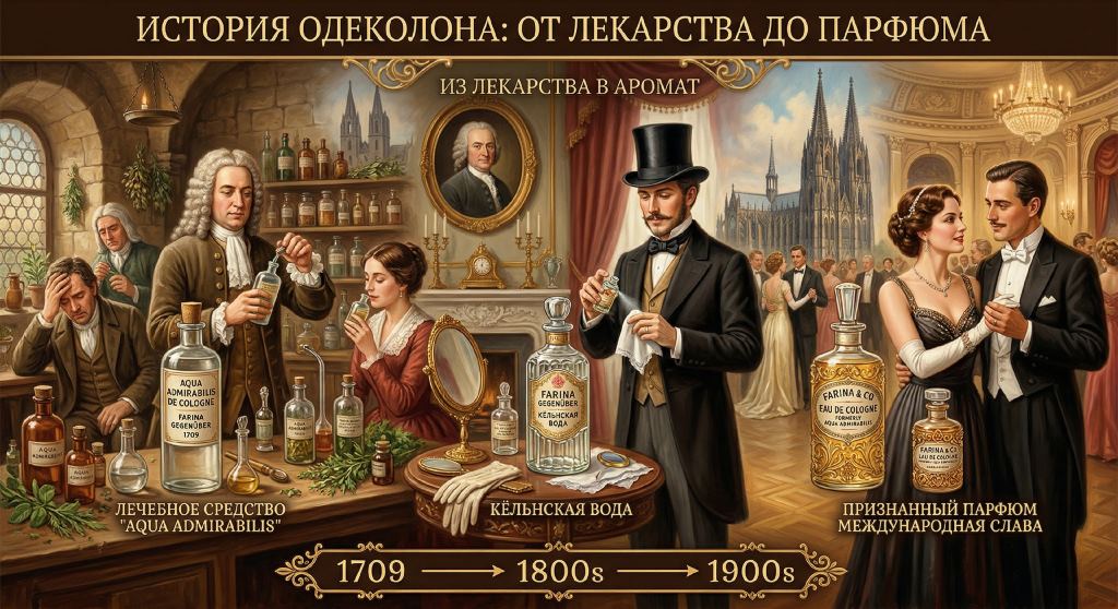 История одеколона: от лекарства до парфюма